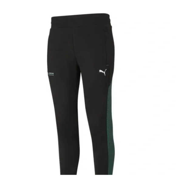 NWT Puma MAPF1 T7 Sweat Pants Black/Green